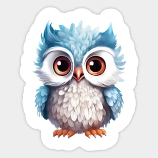 Baby Owl Sticker